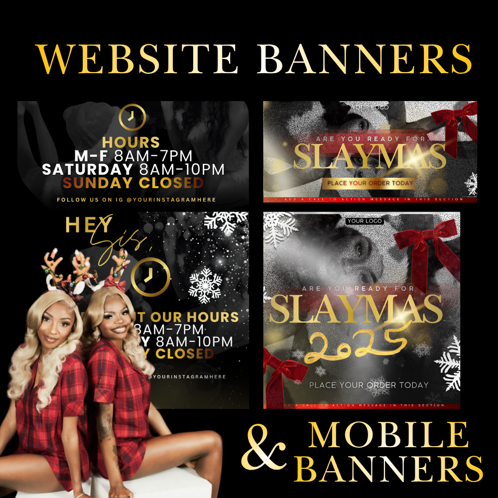 SLAYMAS WEBSITE BANNERS (MOBILE & PC)